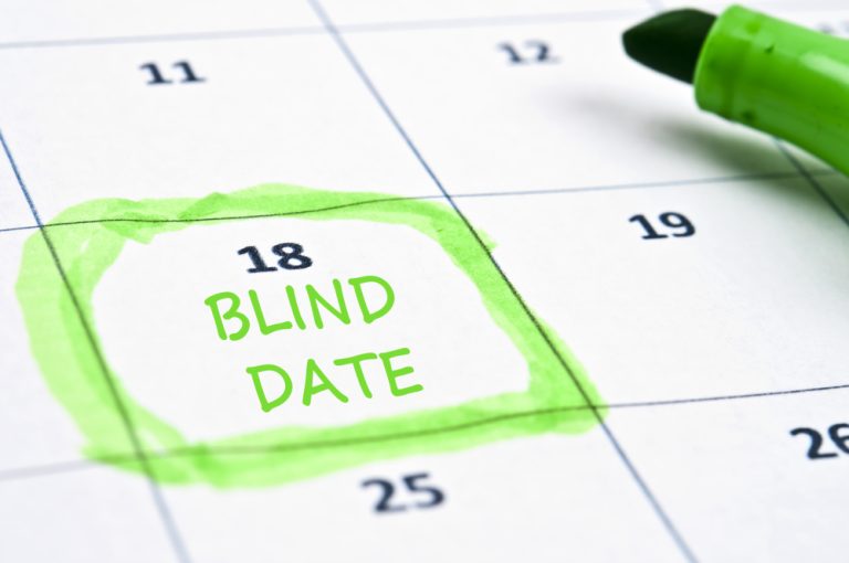 Blind Date im Kalender markiert